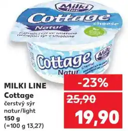 Kaufland MILKI LINE Cottage nabídka