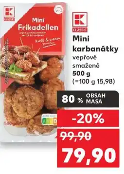 Kaufland Mini karbanátky nabídka