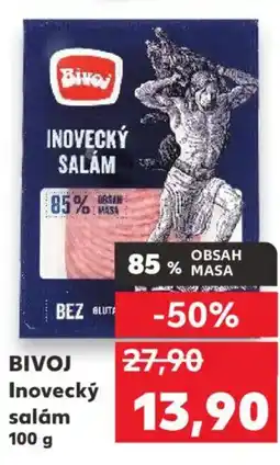 Kaufland BIVOJ Inovecký salám nabídka