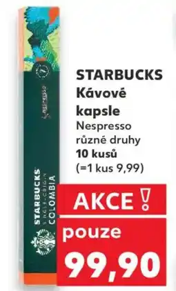 Kaufland STARBUCKS Κάνονe kapsle nabídka
