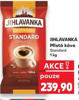 Kaufland JIHLAVANKA Mletá káva nabídka