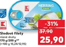 Kaufland Sledové filety nabídka