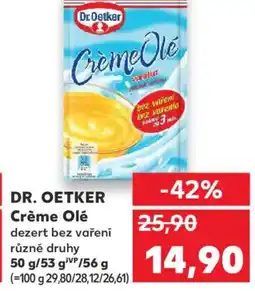 Kaufland DR. OETKER Crème Olé nabídka