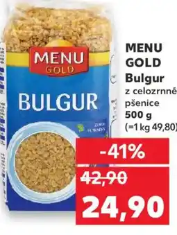 Kaufland MENU GOLD Bulgur nabídka