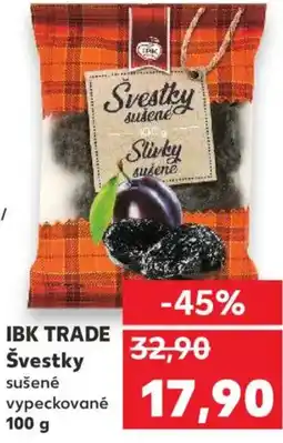 Kaufland IBK TRADE Švestky sušené vypeckované nabídka
