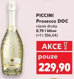 Kaufland PICCINI Prosecco DOC nabídka