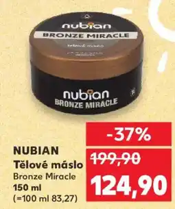 Kaufland NUBIAN Tělové máslo Bronze Miracle nabídka
