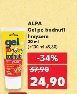 Kaufland ALPA Gel po bodnutí hmyzem nabídka
