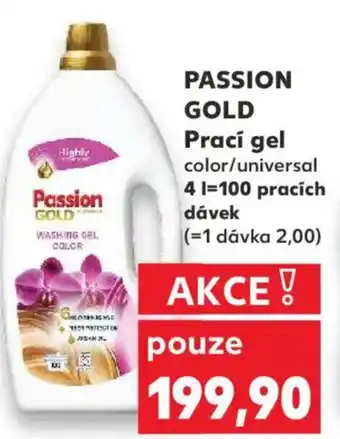 Kaufland PASSION GOLD Prací gel nabídka