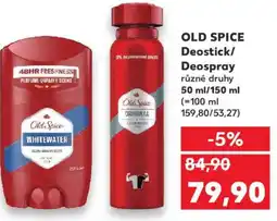 Kaufland OLD SPICE Deostick/ Deospray nabídka