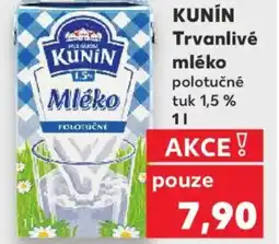 Kaufland KUNIN Trvanlivé mléko nabídka