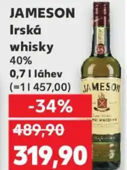 Kaufland JAMESON Irská whisky 40% nabídka