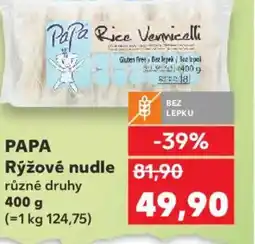 Kaufland PAPA Rýžové nudle nabídka