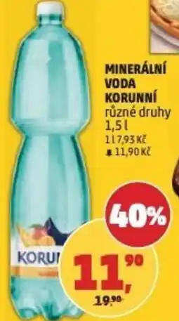 Penny Market Minerální voda korunní nabídka