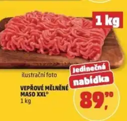 Penny Market Vepřové mělněné maso xxl nabídka