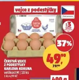 Penny Market Čerstvá veice z podestýlky karlova koruna nabídka
