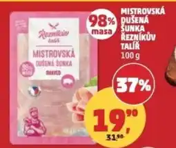 Penny Market Mistrovská dušená sunka řezníkův talíř nabídka