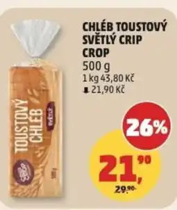 Penny Market Chléb toustový světlý crip crop nabídka