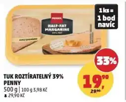 Penny Market Tuk roztíratelný 39% penny nabídka