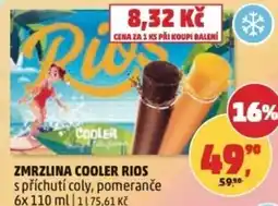 Penny Market Zmrzlina cooler rios s příchutí coly, pomeranče nabídka