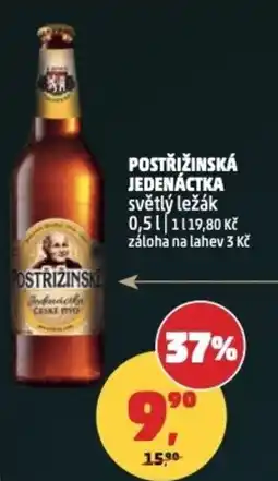 Penny Market Postřižinská jedenáctka světlý ležák nabídka