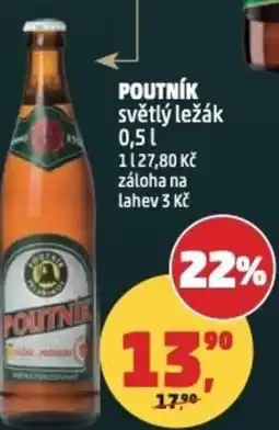 Penny Market Poutník světlý ležák nabídka