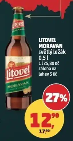 Penny Market Litovel moravan světlý ležák nabídka