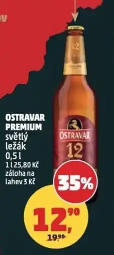 Penny Market Ostravar premium světlý ležák nabídka