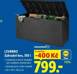 Lidl LIVARNO Zahradní box nabídka
