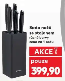 Kaufland Sada nožů se stojanem nabídka
