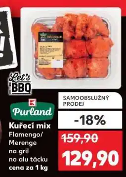 Kaufland Kuřecí mix Flamengo/Merengue na gril na alu tácku nabídka