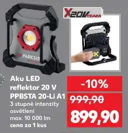 Kaufland Aku LED reflektor 20 V PPBSTA 20-Li A1 nabídka