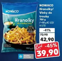 Kaufland NOWACO Hranolky/ vlnky do trouby 750 g nabídka
