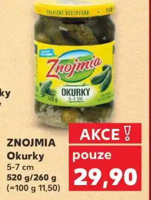 Kaufland Znojmia Okurky nabídka