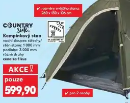 Kaufland COUNTRY Side Kempinkový stan nabídka