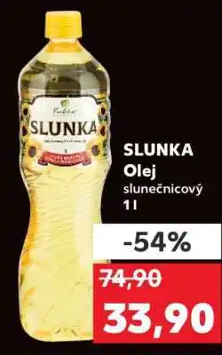 Kaufland SLUNKA Olej slunečnicový 1l nabídka
