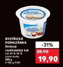 Kaufland BYSTŘICKÁ POMAZÁNKA nabídka