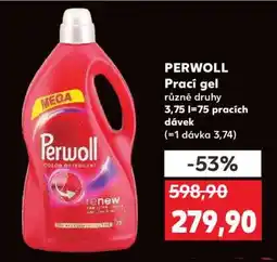 Kaufland Perwoll prací gel nabídka
