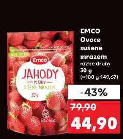 Kaufland EMCO OVOCE SUŠENÉ MRAZEM nabídka