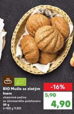 Kaufland BIO Mušle se zlatým lnem nabídka
