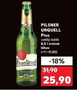 Kaufland Pilsner Urquell nabídka