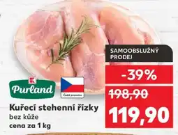 Kaufland Kuřecí stehenní řízky bez kůže nabídka
