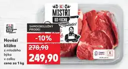 Kaufland Hovězí kližka z mladého býka nabídka