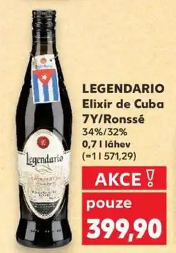 Kaufland LEGENDARIO Elixir de Cuba 7Y/ Ronssé nabídka