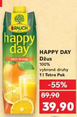 Kaufland Happy Day džus nabídka