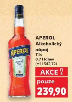 Kaufland APEROL Alkoholický nápoj nabídka
