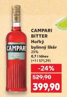 Kaufland Campari Bitter nabídka
