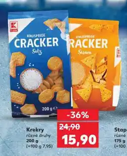 Kaufland Krekry různé druhy nabídka