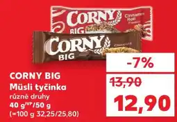 Kaufland CORNY BIG Müslityčinka nabídka