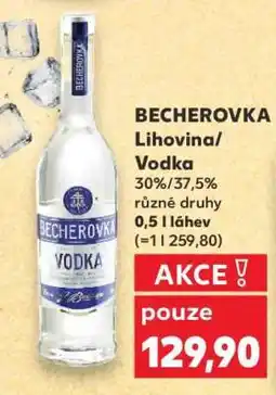 Kaufland BECHEROVKA Lihovina/Vodka nabídka